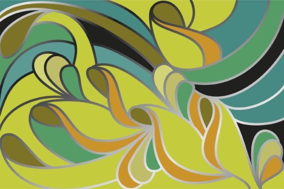 Art Deco Gold Gradient Wall Decor