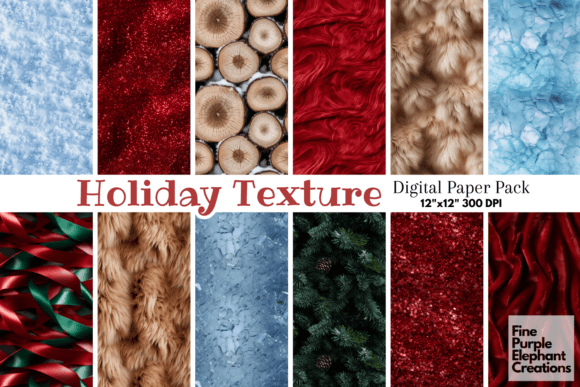Christmas Textures Holiday Sublimation: A Creative Resource for Seasonal Projects