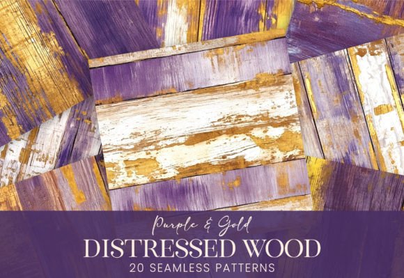 Distressed Wood Purple Gold Rustic Paper: A Strategic Design Asset for Creative and Business Applications
