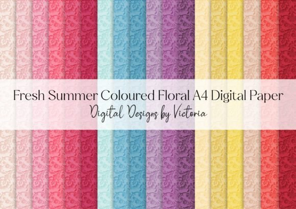 Fresh Summer Floral Coloured A4 Paper: A Versatile Resource for Creative Projects