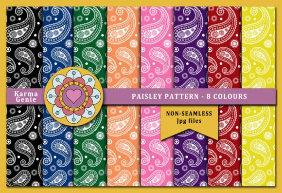 Paisley Pattern - Non Seamless Tiles