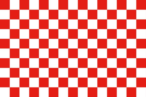 Red and White Seamless Check Pattern