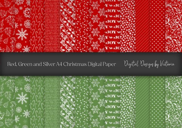Red, Green and Silver Christmas A4: Elevating Holiday Creativity with Premium Quality
